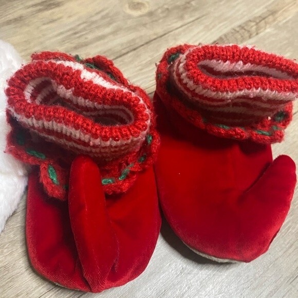 Christmas Baby Toddler Size 4 Holiday Slippers - Picture 3 of 4